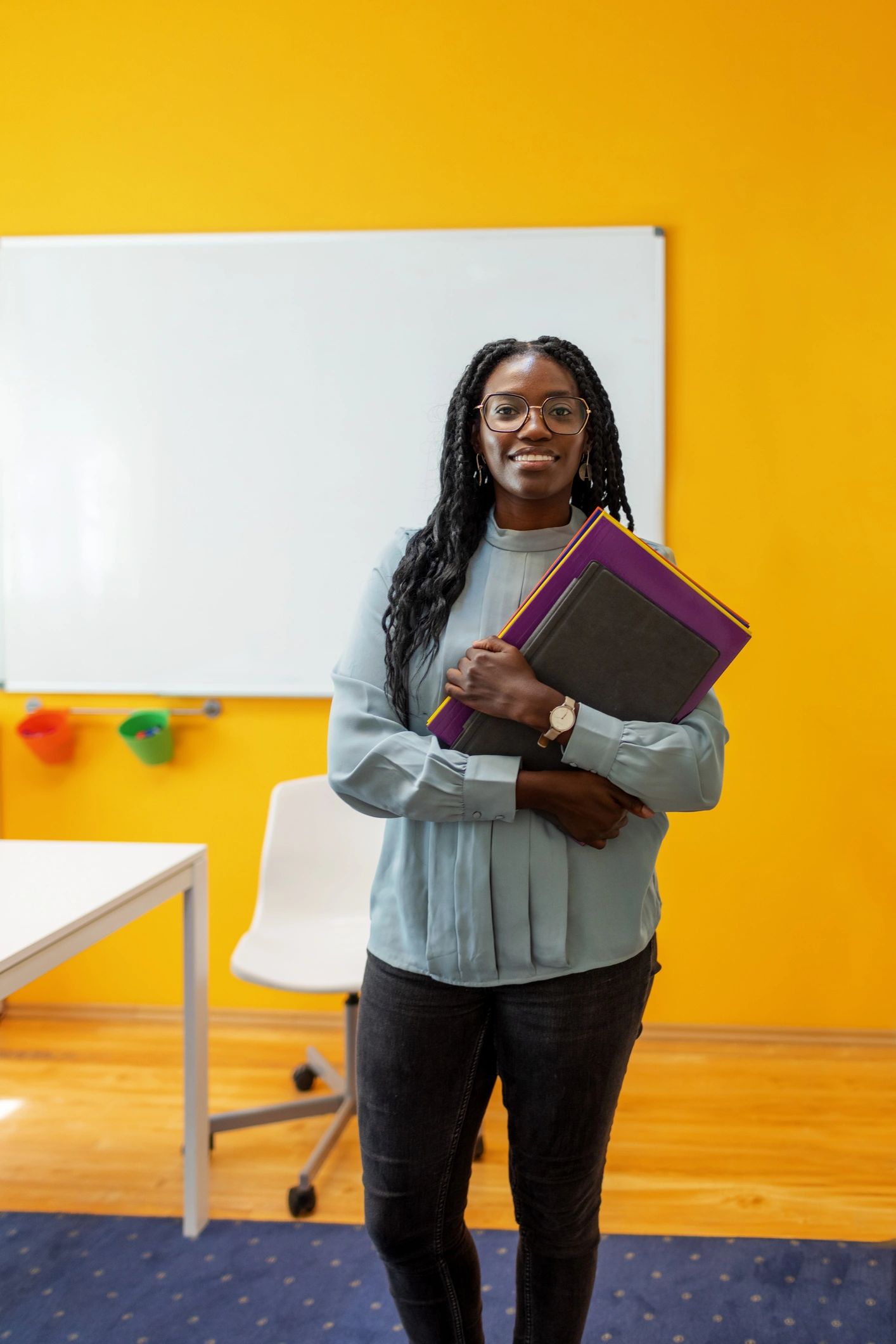 Portrait of childcare center director