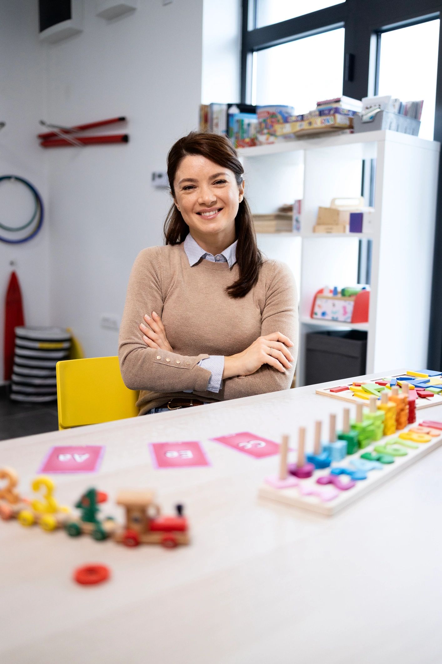 Portrait of infant room educator